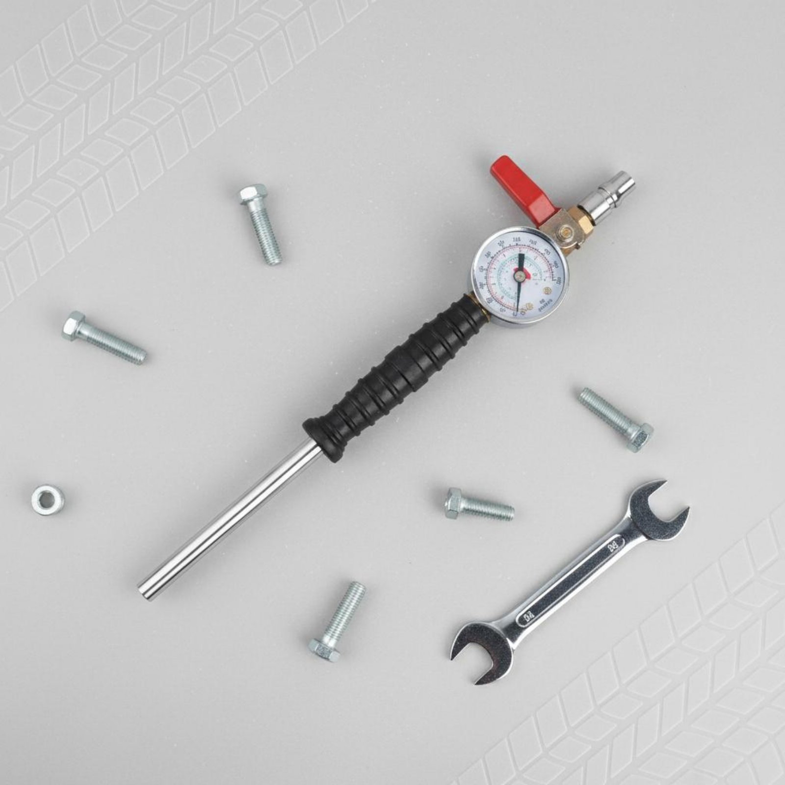 Tools Work - قضيب نفخ الإطارات السريع سهل الاستخدام،