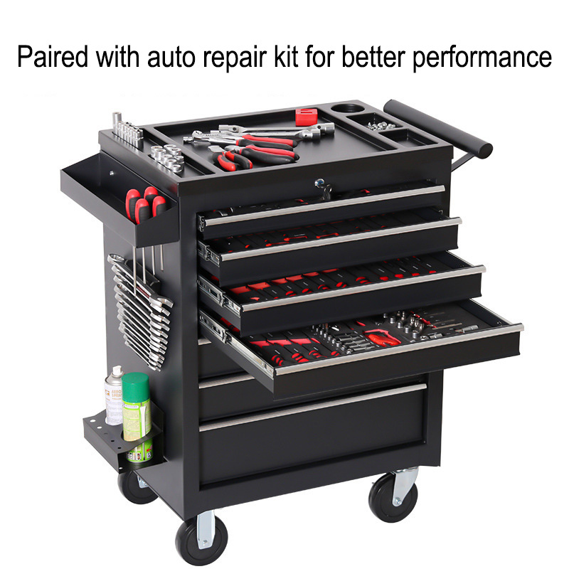Tools Trolley For Workshop - صندوق أدوات تخزين بخمسة أدراج مع