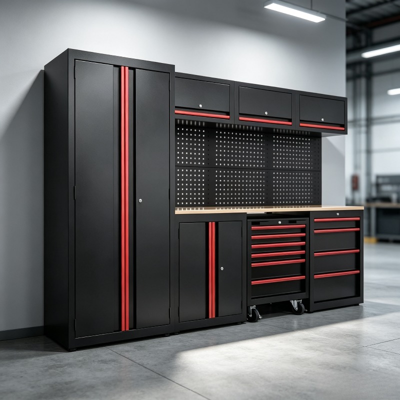 Tools Trolley For Workshop - مجموعة خزائن أدوات قابلة للتخصيص لورشة