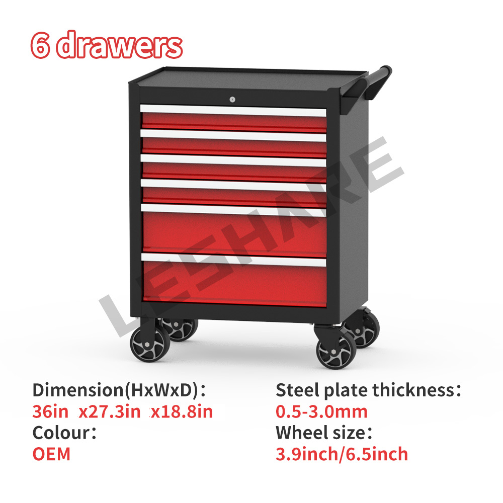خزانة أدوات معدنية رخيصة بـ 4  - مراجعة Tools Trolley For Workshop وسعره