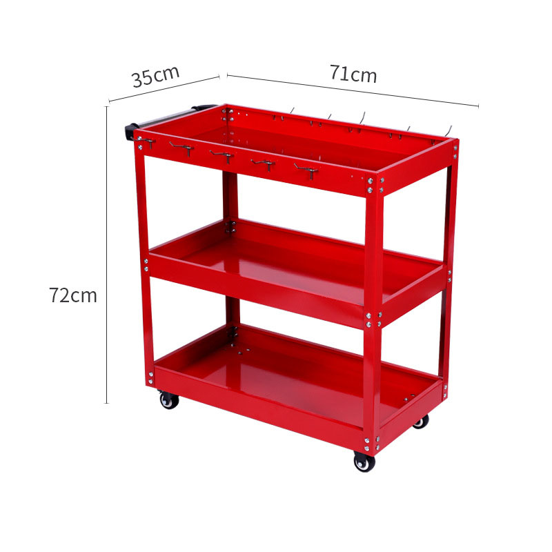 عربة أدوات متحركة بثلاثة طوابق - مراجعة Tools Trolley For Workshop وسعره