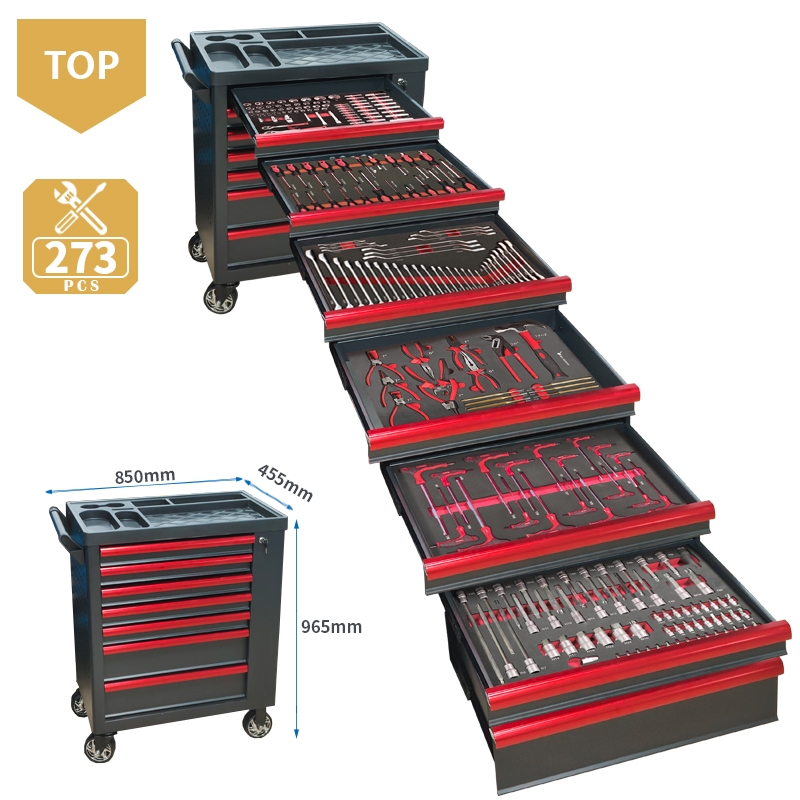 عربة أدوات بـ 7 أدراج مع مجموع - مراجعة Tools Trolley For Workshop وسعره