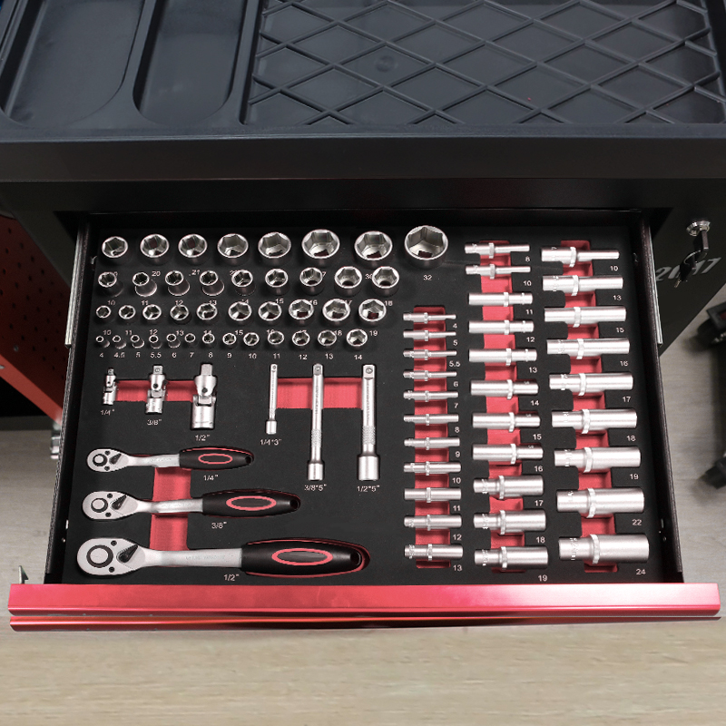 عربة أدوات بـ 7 أدراج مع مجموع - مراجعة Tools Trolley For Workshop وسعره