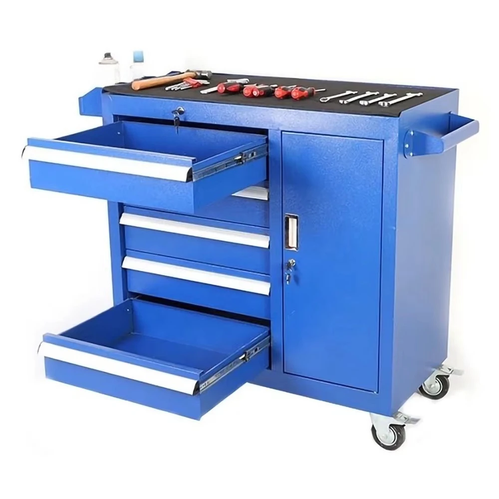 صندوق أدوات معدني متحرك بـ 68  - مراجعة Tools Trolley For Workshop وسعره