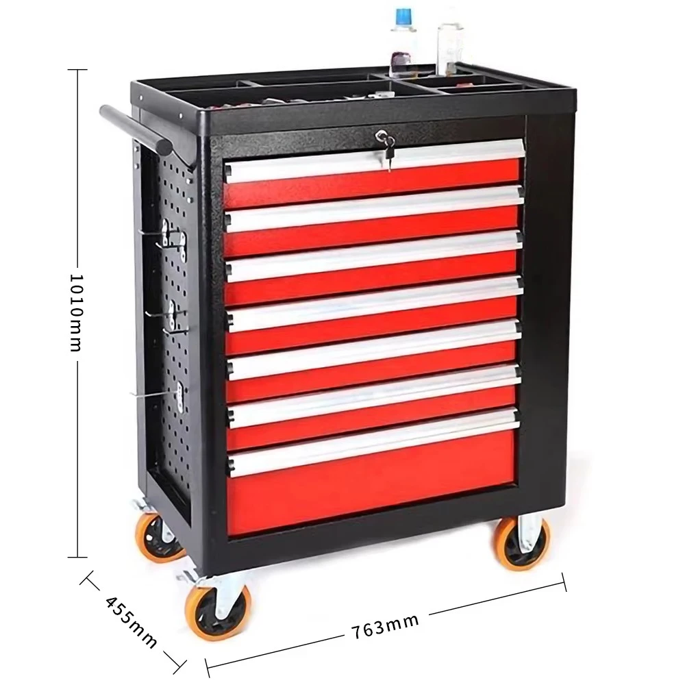 صندوق أدوات معدني متحرك بـ 68  - مراجعة Tools Trolley For Workshop وسعره