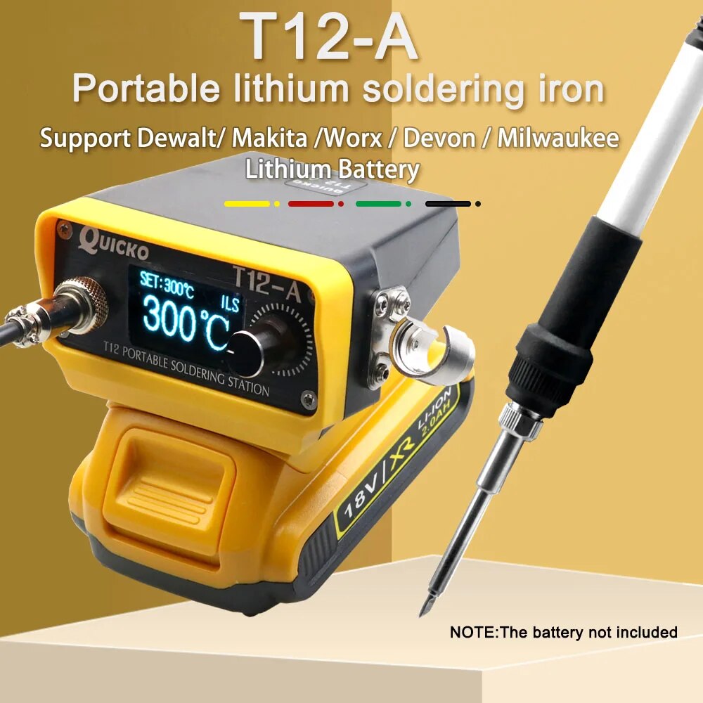محطة لحام لاسلكية T12 ، مكواة  - مراجعة Milwaukee Drill M12 Fuel وسعره