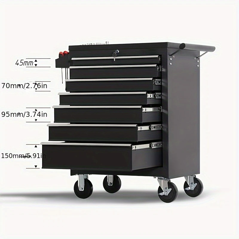 عربة أدوات معدنية متينة بـ 7 أ - مراجعة Tools Trolley For Workshop وسعره