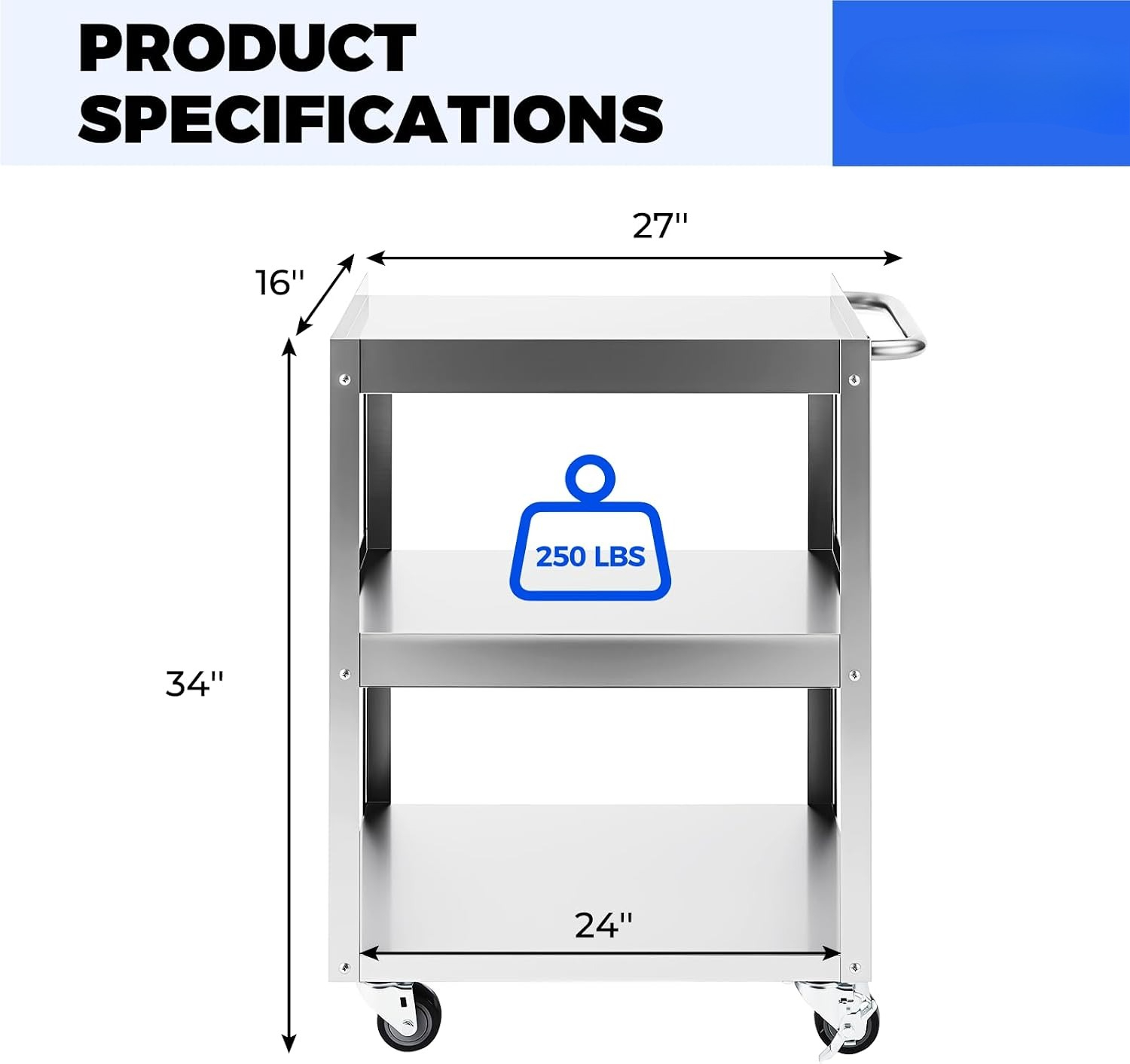 عربة خدمة متحركة من الفولاذ ال - مراجعة Tools Trolley For Workshop وسعره