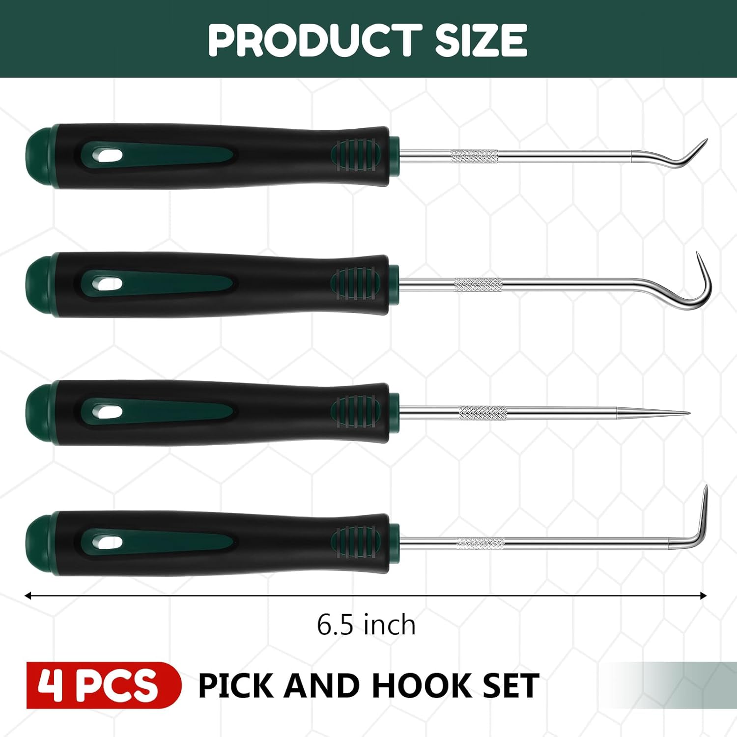 4 قطعة مجموعة اختيار وخطاف مجم - مراجعة Car Workshop Tools Equipment وسعره